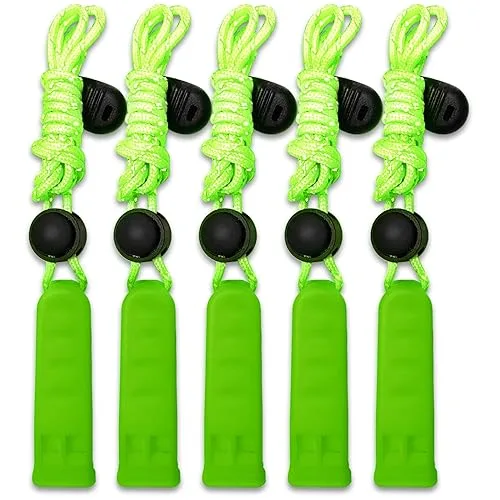 Amzonly Emergency Whistle, 120db Safety Whistle Survival Shrill Loud for Camping Hiking Hunting Boating Fishing Life Ves