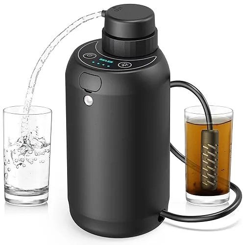 BKLES Water Filter Camping – Electric Portable Water Purifier Survival, 0.01 Micron, 6-Stage Water Filtration System Sur