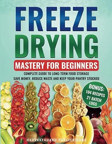 Freeze Drying Mastery For Beginners: Complete Guide to Long-Term Food Storage, Save Money, Reduce Waste and Keep Your Pa