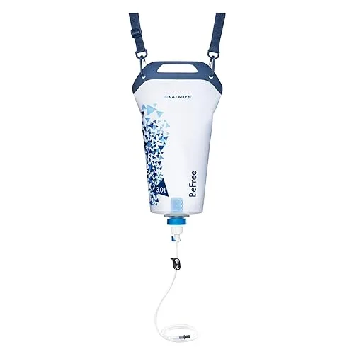 Katadyn Gravity BeFree 3.0L Water Filter, Fast Flow, 0.1 Micron EZ Clean Membrane Personal Small Group Camping, Backpack
