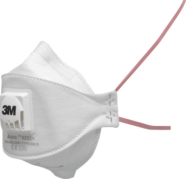 3M Aura 9332+ FFP3 / N99-equivalent with Cool Flow valve pack 10 units