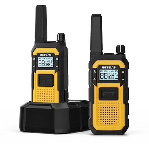Retevis RB48 FRS Walkie Talkies Long Range, Rugged & IP67 Waterproof & Floating, Mil-Standards 810H Two Way Radio, Heavy